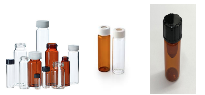 SAMPLE STORAGE GLASS VIALS